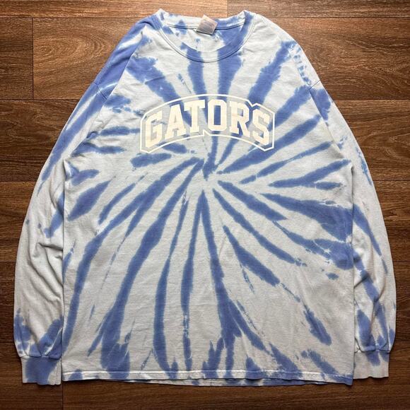 Port & Company Other - Blue & White Florida Gators Tie-Dye Long Sleeve Tee